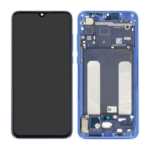 Picture of Display Unit with Frame for Xiaomi Mi 9 Lite (Service Pack) 561010033033 - Color: Blue