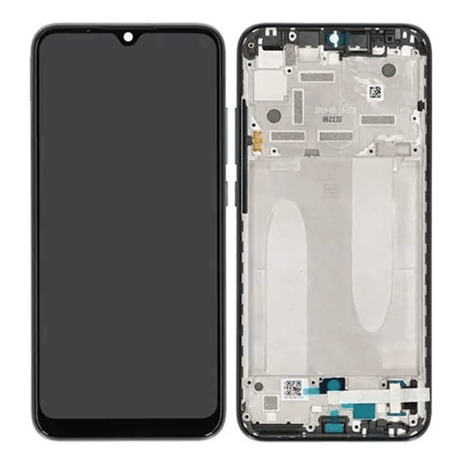 Picture of Display Unit with Frame for Xiaomi Mi A3 (Service Pack) 5603100090B6 - Color: Silver