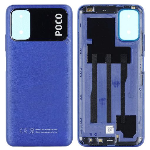 Picture of Original Back Cover for Xiaomi Poco M3 55050000Q79X - Color: Blue