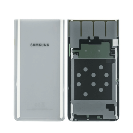 Picture of Γνήσιο Πίσω Καπάκι για Samsung Galaxy A80 A805F GH82-20055B - Χρώμα: Ασημί