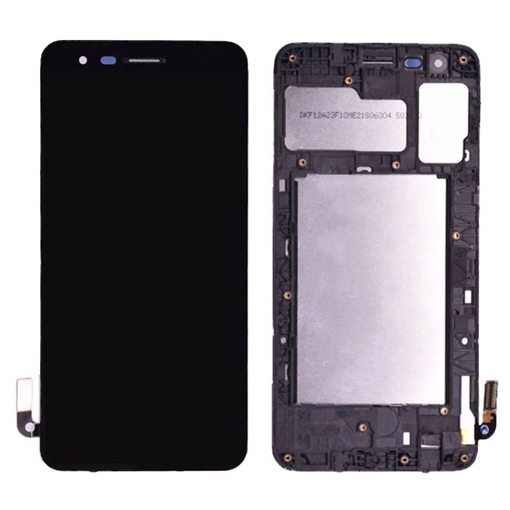 Picture of LCD Complete and Frame for LG K8 2018 - Color: Black