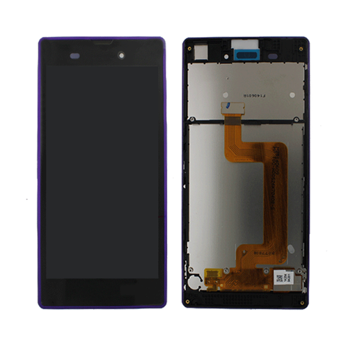 Picture of LCD Complete with Frame for Sony T3 (D5103) - Color: Purple