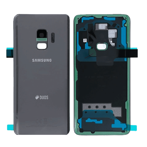 Picture of Original Back Cover with Camera Lens for Samsung Galaxy S9 Duos G960F GH82-15875C -Color: Grey