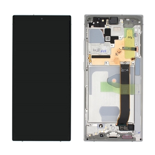 Picture of Original LCD Complete with Frame for Samsung Galaxy Note 20 Ultra 5G N986B GH82-23596C - Color: White