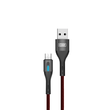 Picture of Earldom EC-099M Fast Charging Cable Macro-USB 2.4Α 1M - Color: Black