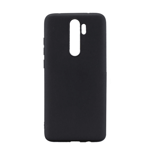 Θήκη Πλάτης Σιλικόνης για Xiaomi Redmi Note 8 Pro - Χρώμα: Μαύρο