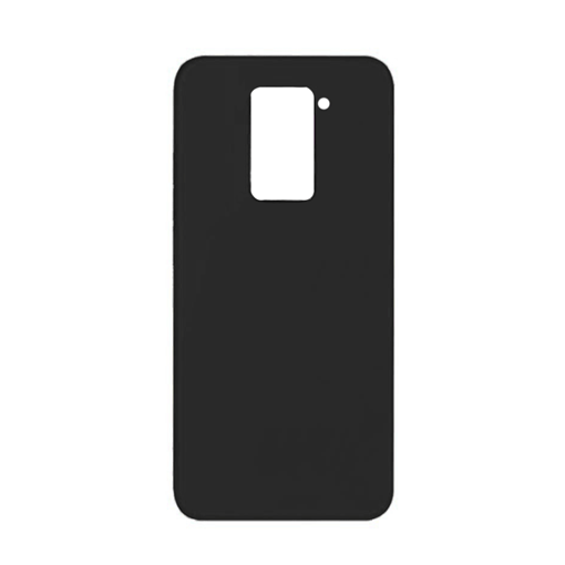 Θήκη Πλάτης Σιλικόνης για Xiaomi Redmi Note 9 - Χρώμα: Μαύρο