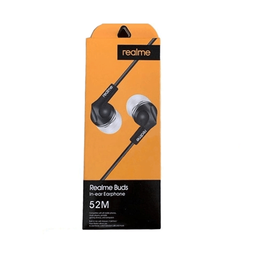 Realme Ακουστικά hands free 52Μ - Χρώμα: Μαύρο