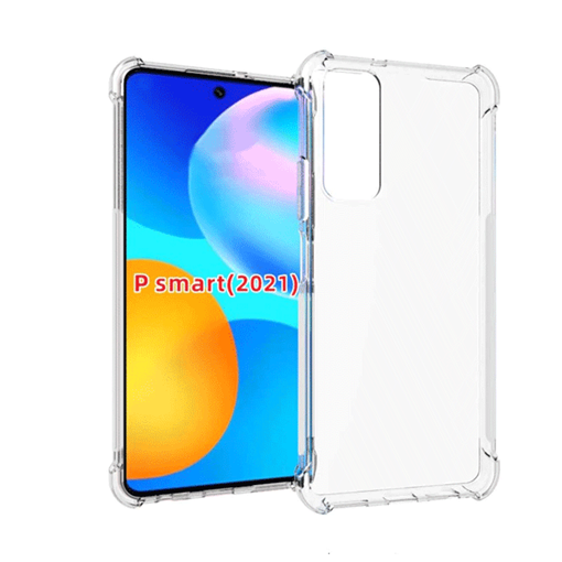 Picture of Back Cover Silicone Case Anti Shock 1.5mm for Huawei P Smart 2021  - Color: Clear