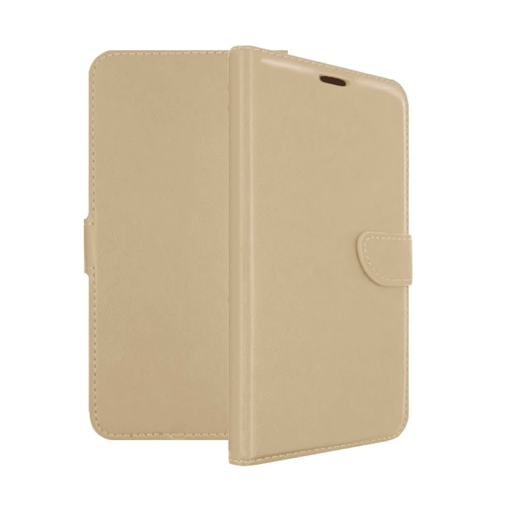 Stand Leather Wallet with Clip for Xiaomi Redmi 4x  - Color: Gold