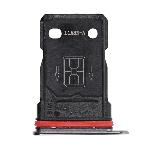 Υποδοχή κάρτας Dual SIM Tray για OnePlus 7T -Χρώμα: Μαύρο