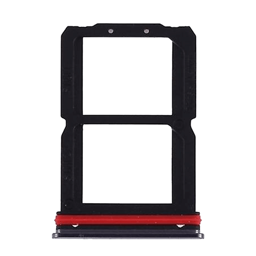Υποδοχή κάρτας Dual SIM Tray για OnePlus 7 -Χρώμα: Μαύρο
