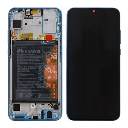 Picture of Original LCD Complete with Frame and Battery for Huawei Honor 10 Lite (Service Pack) 02352HGV - Color: Light Blue