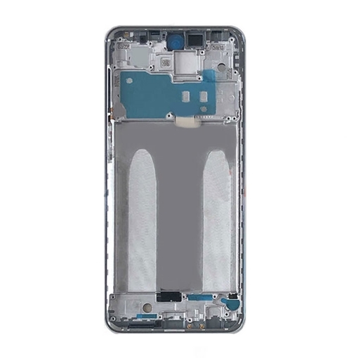 Μπροστινό Πλαίσιο Οθόνης LCD Front Frame για Xiaomi Redmi Note 9S - Χρώμα: Λεύκο