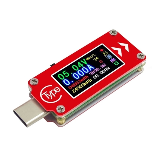Picture of RD TC64 Type-C Color LCD Digital Multimeter (Voltmeter / Ammeter) Type-C Tester