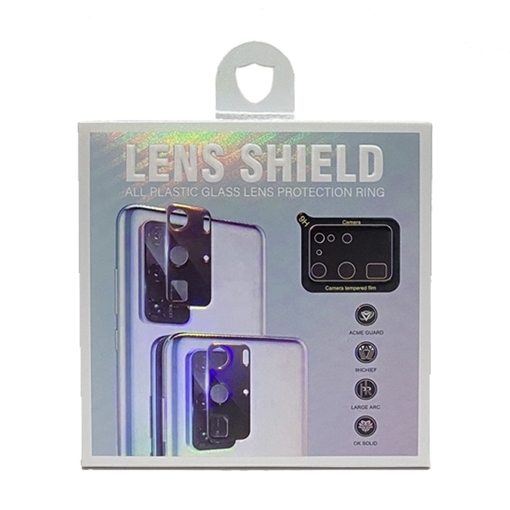 Lens Shield Camera Glass for Samsung Galagxy S21 Ultra - Χρώμα: Μάυρο