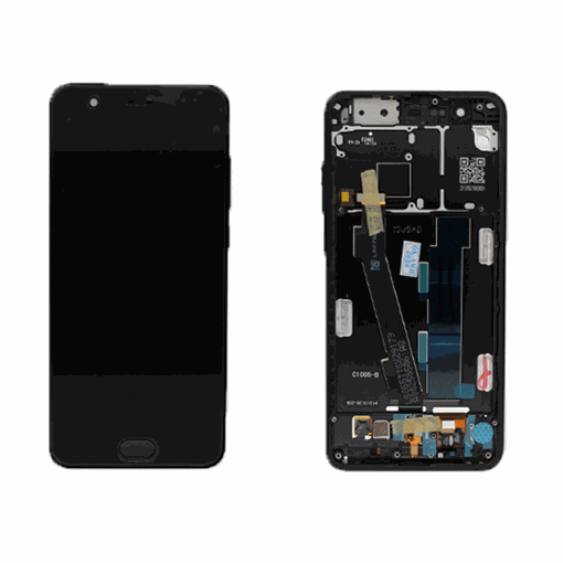 OEM Οθόνη LCD με Μηχανισμό Αφής και Πλαίσιο για Xiaomi Mi Note 3 - Χρώμα: Μαύρο