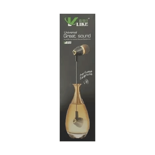 Vlike V-711 Handsfree Earphones Perfume ακουστικά με Άρωμα - Χρώμα: Aσημί