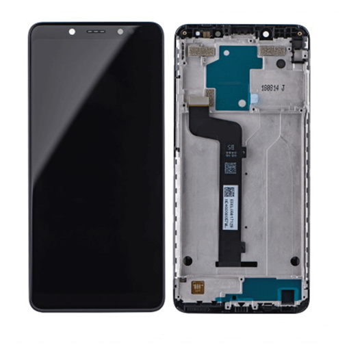 Γνήσια Οθόνη LCD με Μηχανισμό Αφής και Πλαίσιο για Xiaomi Redmi Note 5 560610027033 (Service Pack) - Χρώμα: Μαύρο