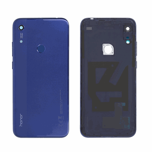Γνήσιο Πίσω Καπάκι με Δακτυλικό Αποτύπωμα και Τζαμάκι Κάμερας για Huawei Honor 8A Pro 02352PGD - Χρώμα: Μπλε