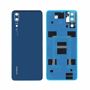 Εικόνα της Γνήσιο Πίσω Καπάκι με Τζαμάκι Κάμερας για Huawei P20 EML-L09 02351WKU/02351WKT - Χρώμα: Μπλε