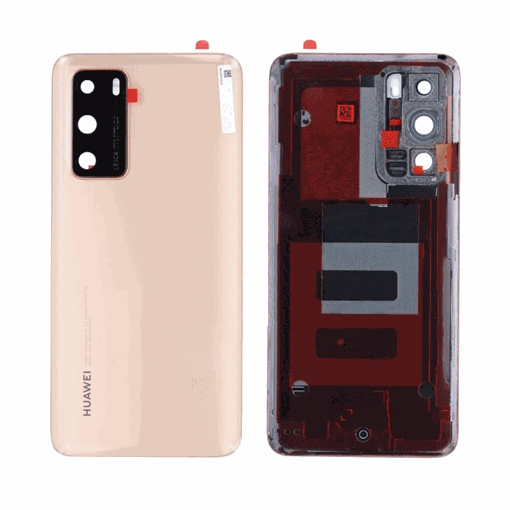 Picture of Original Back Cover for Huawei P40 02353MGD - Color: Blush Gold