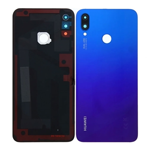 Picture of Original Back Cover with Fingerprint and Camera Lens for Huawei P Smart Plus 02352CAK - Color: Purple