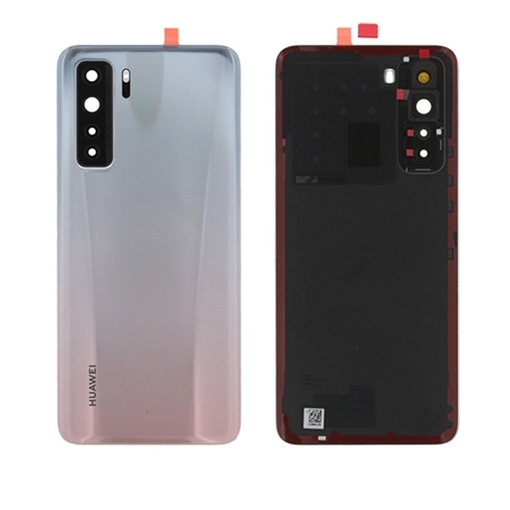 Picture of Original Back Cover with Camera Lens for Huawei P40 Lite 5G 02353SMV - Color: Space Silver