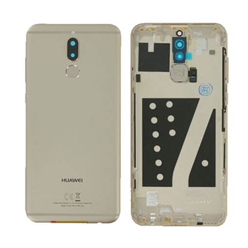 Picture of Original Back Cover with Fingerprint and Camera Lens for Huawei Mate 10 Lite 02351QQC - Color: Gold