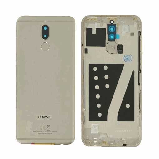 Picture of Original Back Cover with Fingerprint and Camera Lens for Huawei Mate 10 Lite 02351RAE - Color: Gold