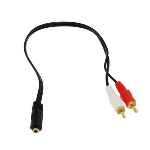 RCA Stereo Jack 3.5mm 1μ