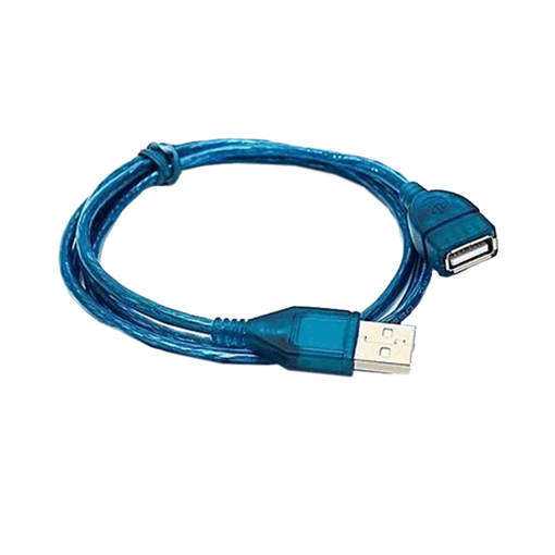Picture of USB port to USB Cable 1mm -Color: Blue