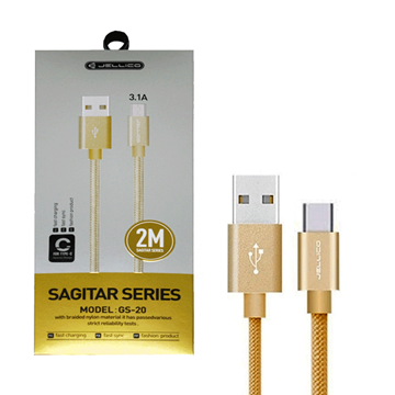Picture of JELLICO GS-20 - Charging Cable Lightning 3.1 A 2μ - Color: Gold