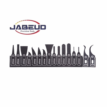 Εικόνα της JABEUD Σετ Μεταλλικών Μαχαιριών Αφαίρεσης Κόλλας / Glue Remove Motherboard Disassemble Knifes set 14 Τεμ.
