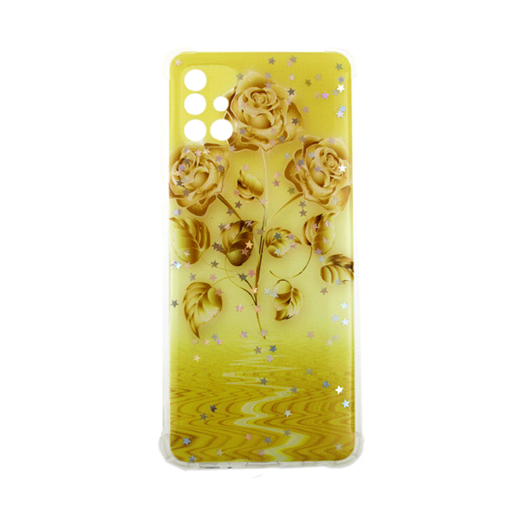 Θήκη Πλάτης Σιλικόνης για Samsung Galaxy A51 A515F - Σχέδιο: Κίτρινα Λουλούδια