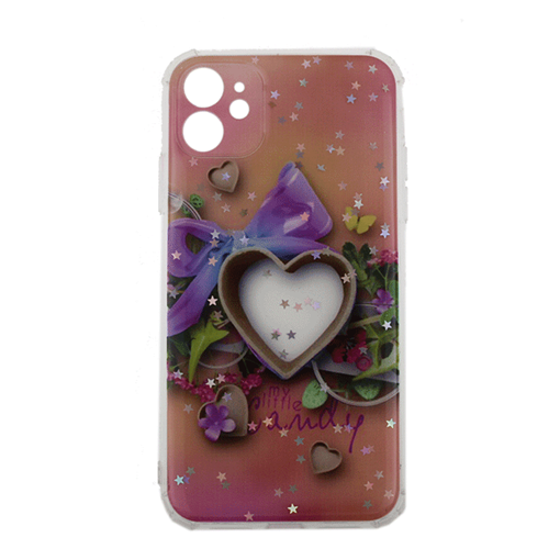 Picture of Silicone Case for iphone 11 - Design: Heart