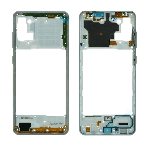 Picture of Middle Frame with Flex for Samsung Galaxy A31 A315F - Color: Prism Crush White