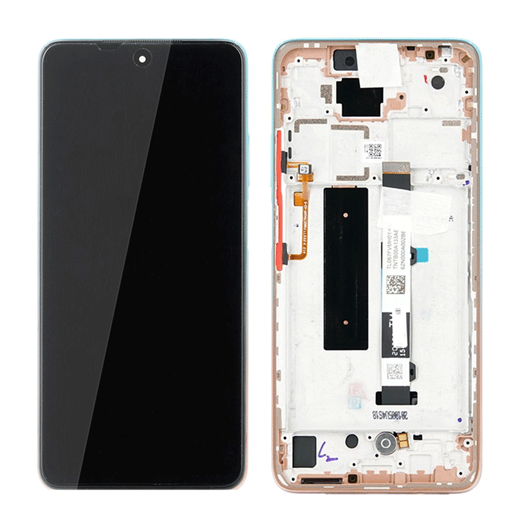 Picture of Display Unit with Frame for Xiaomi Mi 10T Lite 5600050J1700 (Service Pack) - Color: Rose Gold