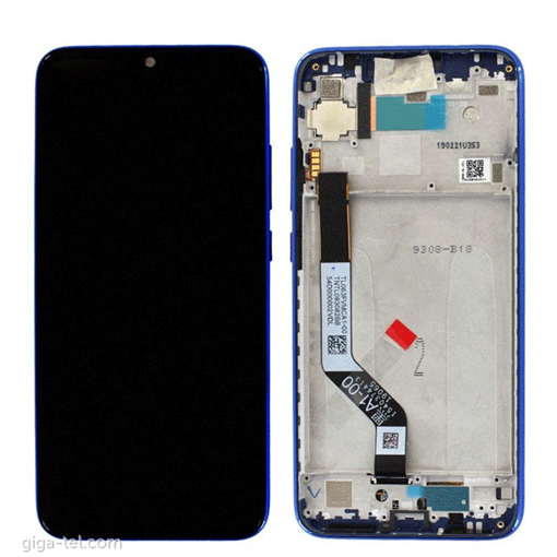 Picture of Display Unit with Frame for Xiaomi Redmi Note 7 5610100140C7 (Service Pack) - Color: Blue