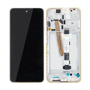 Picture of Display Unit with Frame for Xiaomi Poco X3 Pro 560004J20S00 (Service Pack) - Color: Gold