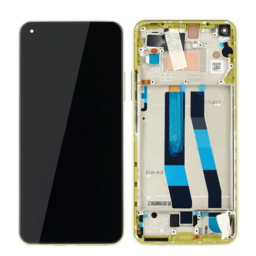 Picture of Display Unit with Frame for Xiaomi Mi 11 Lite 56000J00K900 - Color: Yellow