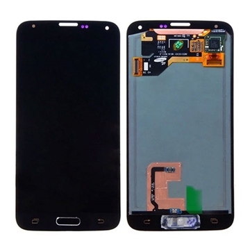 Εικόνα της Γνήσια Οθόνη LCD με Μηχανισμό Αφής για Samsung Galaxy S5 G900F GH97-15959B - Χρώμα: Μαύρο