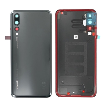 Picture of Original Back Cover for Huawei P20 Pro 02351WRR - Colour: Black