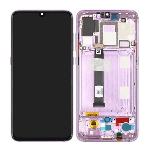 Γνήσια Οθόνη LCD με Μηχανισμό Αφής και Πλαίσιο για Xiaomi Mi 9 561210003033 (Service Pack) - Χρώμα: Βιολετί