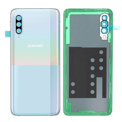 Picture of Original Back Cover with Camera Lens for Samsung Galaxy A90 5G A908 GH82-20741B - Color: White