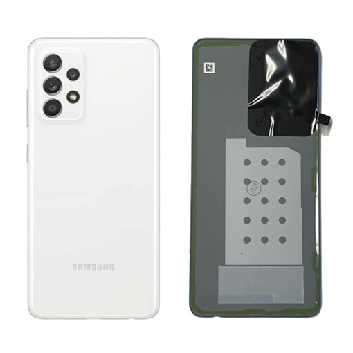 Γνήσιο Πίσω Καπάκι με Τζαμάκι Κάμερας για Samsung Galaxy A52 4G A525 / A52 5G A526 GH82-25427D - Χρώμα: Λευκό
