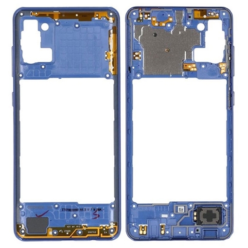 Picture of Original Middle Frame for Samsung Galaxy Α31 A315F GH98-45428D - Colour: Blue
