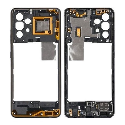 Γνήσιο Μεσαίο Πλαίσιο Middle Frame για Samsung Galaxy A32 4G A325 GH97-26181A - Χρώμα: Μαύρο