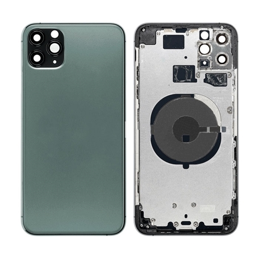 Πίσω Καπάκι με  Πλαίσιο (housing) για iPhone 11 Pro Max - Χρώμα: Σκούρο Πράσινο