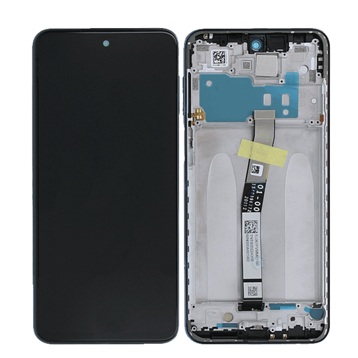 Γνήσια Οθόνη LCD με Μηχανισμό Αφής και Πλαίσιο για Xiaomi Redmi Note 9S 560004J6A100 (Service Pack) - Χρώμα: Tarnish